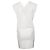 Vestido blanco sin mangas IRO con borde de cuero - vista 3