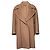 Abrigo oversized de cachemira marrón Gucci. Castaño