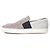 Graue Leder Slip-On Sneakers von Lanvin. - Ansicht 2