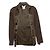 Comme Des Garcons Blazer verde Comme Des Garçons com acabamento em cetim. Marrom