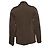 Comme Des Garcons Blazer verde Comme Des Garçons com acabamento em cetim. Marrom - vista 2