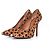 Décolleté in pelle di pony con stampa leopardata Givenchy. Marrone