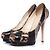 Décolleté a piattaforma peep-toe Giuseppe Zanotti Nero