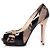 Décolleté a piattaforma peep-toe Giuseppe Zanotti Nero - vista 2