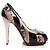 Décolleté a piattaforma peep-toe Giuseppe Zanotti Nero - vista 5