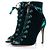 Botines de terciopelo verde Giuseppe Zanotti.