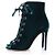 Botines de terciopelo verde Giuseppe Zanotti. - vista 2