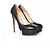 Décolleté in pelle nera Charlotte Olympia Nero - vista 7