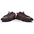 Sneakers basse in tela Damier ebene Louis Vuitton Marrone - vista 3