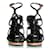 Tom Ford Pythonleder Slingback Sandalen Schwarz  - Ansicht 4