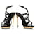 Tom Ford Pythonleder Slingback Sandalen Schwarz  - Ansicht 7