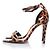Sandali stampati leopardati Kurt Geiger Marrone - vista 3