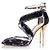Balmain Cross strap ankle heels Black - view 2