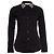 Camisa Prada con piedras en el cuello. Negro