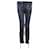 Dsquared2 blaue Patchwork-Bikerjeans.  - Ansicht 1