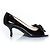 Bow Prada Lackleder Pumps mit Schleife Schwarz - Ansicht 5