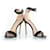 Sandali Python Giuseppe Zanotti in nero  - vista 6