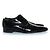 Scarpe stringate in pelle verniciata nere Dsquared2 Nero - vista 4