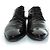 Scarpe stringate in pelle verniciata nere Dsquared2 Nero - vista 5