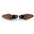 Scarpe stringate in pelle verniciata nere Dsquared2 Nero - vista 7
