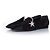 Mocassino stella cometa in suede nero Chanel