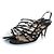 Sandali neri con cinturino Gucci con bottoni Gucci Nero