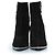 Stivaletti con zeppa Jardin neri Giuseppe Zanotti Nero - vista 3