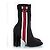 Schwarze Stoffstiefel Louis Vuitton Silhouette - Ansicht 5