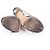 Jimmy Choo Sandalen aus bronzefarbenem Pythonleder. Metallisch - Ansicht 7
