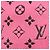 Sciarpa in lana vergine Louis Vuitton Escalp Logo Mania Shine Rosa - vista 5