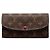 Portafoglio Lungo Emilie Monogram di Louis Vuitton Marrone