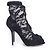 Stretch-Spitzen-Socken-Ankle-Boots von Dolce & Gabbana. Schwarz - Ansicht 4
