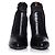 Tom Ford Black Gold Stiletto-Ankle Boots. Schwarz - Ansicht 3