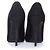 Décolleté peep toe in suede nero Giuseppe Zanotti - vista 6