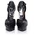 Décolleté platform D'orsay Saint Laurent Nero - vista 4