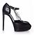 Décolleté platform D'orsay Saint Laurent Nero - vista 6
