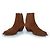 Botas western Lukas em camurça marrom da Saint Laurent - vista 6