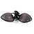Mule in pelle nera Gucci con tacco in bambù Nero - vista 7