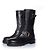 Botas de cuero Biker 2 de Jimmy Choo Negro