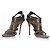 Sandalo Gucci Kaki in pelle e camoscio Verde Cachi - vista 6