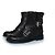 Botas de tornozelo de couro Blyss da Jimmy Choo com studs Preto