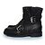 Botas de tornozelo de couro Blyss da Jimmy Choo com studs Preto - vista 2