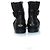 Botas de tornozelo de couro Blyss da Jimmy Choo com studs Preto - vista 3