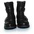 Botas de tornozelo de couro Blyss da Jimmy Choo com studs Preto - vista 5