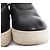 Céline Sneakers slip-on in pelle nera Celine Nero - vista 7