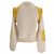 Ganni Julliard Strickpullover in creme und gelber Mohairwolle - Ansicht 3