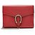 Portafoglio a catena Dionysus in pelle e cristallo Gucci Rosso