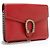 Portafoglio a catena Dionysus in pelle e cristallo Gucci Rosso - vista 2