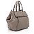 Tory Burch Leather Half Moon Medium Satchel Grey - view 2