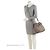 Tory Burch Leather Half Moon Medium Satchel Grey - view 5